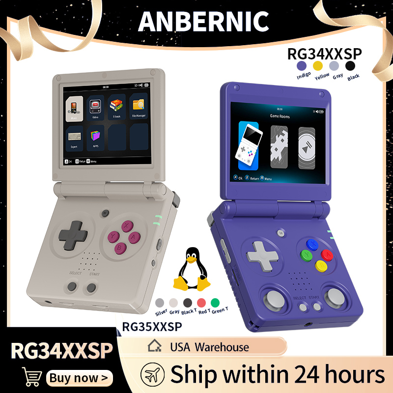 Gaming Console For Sale - Anbernic RG34XXSP RG35XXSP Console di gioco