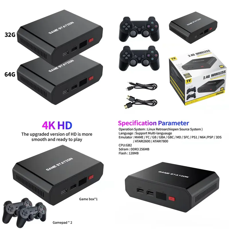 Gaming Console Free - Console di Gioco M8plus HD con