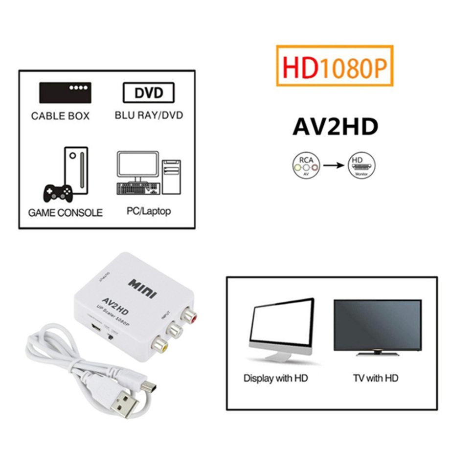 Convertitore HDTV RCA AV CVBS  - Gaming Console All In One recensione e prezzo