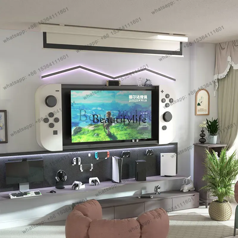 Parete TV personalizzata per s - Gaming Console Cabinet recensione e prezzo