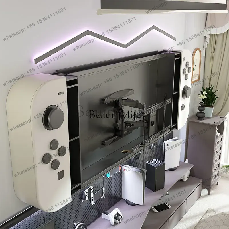Parete TV personalizzata per s - Gaming Console Cabinet recensione e prezzo