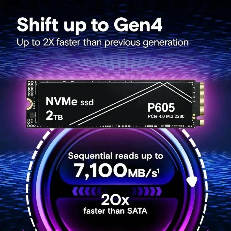 SSD NVMe PCIe Gen P605 ad Alta - Gaming Console For Sale recensione e prezzo