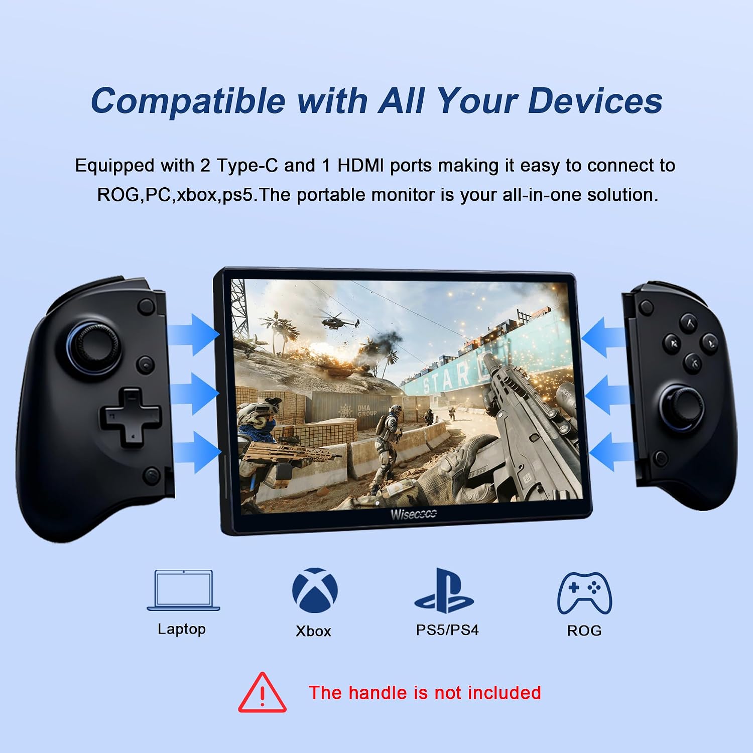 Monitor da gioco portatile Wis - Gaming Console Under 1000 recensione e prezzo