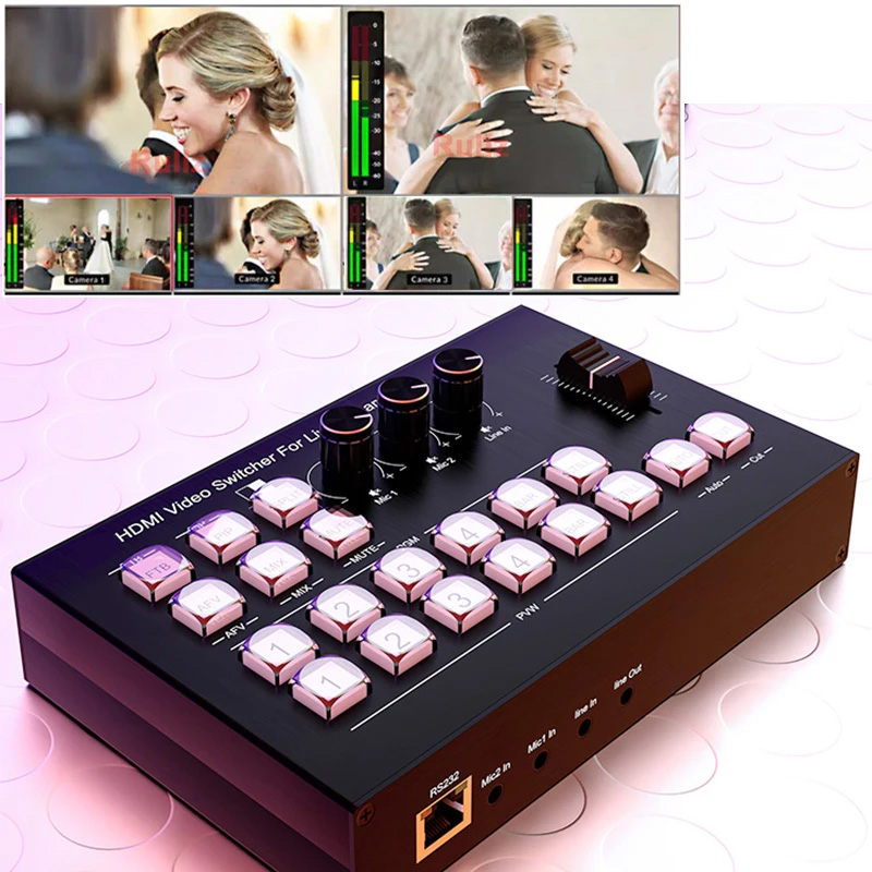 Switcher mixer video 4K 4 CH H - Gaming Console All In One recensione e prezzo